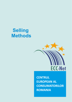 Selling Methods
