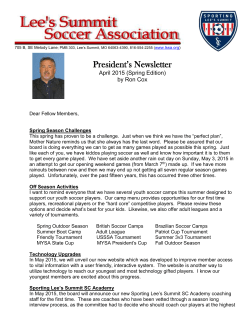 Lee`s Summit Soccer Association