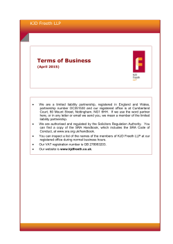 Freethcartwright LLP