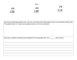 John loves collecting baseball cards. John has one binder with 39