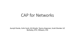 CAP for Networks