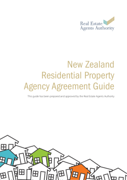 New Zealand Residential Property Agency Agreement Guide