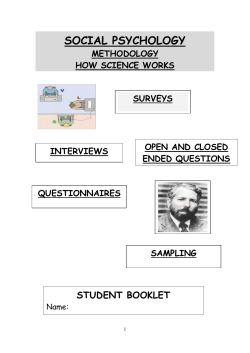 surveys - PSYCHOLOGY WIZARD