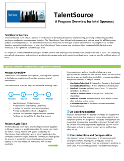 Sponsor Program Leave Behind