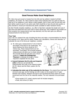 Student Task, Property Map, Checklist and Rubric