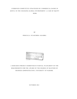 Combined competitive strategies by commercial