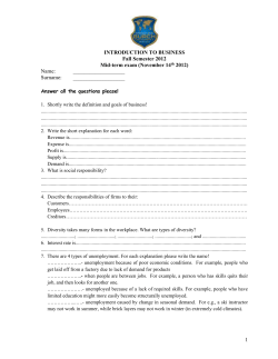 INTRODUCTION TO BUSINESS