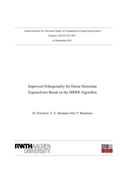 Improved Orthogonality for Dense Hermitian Eigensolvers Based on
