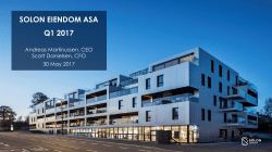 solon eiendom asa q1 2017