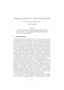 Congruence distributivity implies bounded width