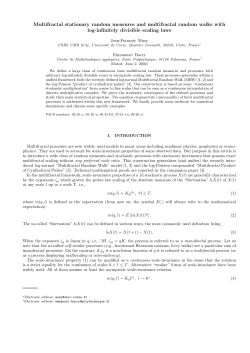 Multifractal stationary random measures and multifractal random