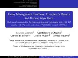 Delay Management Problem: Complexity Results and Robust