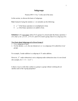 SectionSubGroups