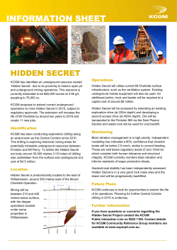 information sheet