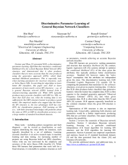 Discriminative Parameter Learning of General Bayesian Network