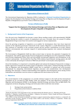 IOM is looking for Migration Resource Coordinator according to the