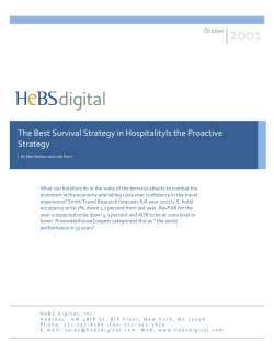 The Best Survival Strategy in HospitalityIs the