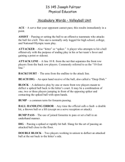 to view Volleyball Terms