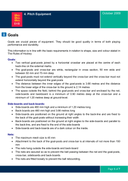 Goals - England Hockey