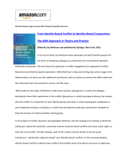 From Identity-Based Conflict to Identity