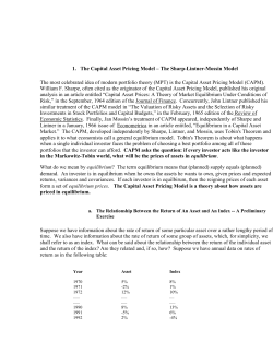 financial market theory