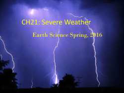 Thunderstorms - Van Buren Public Schools