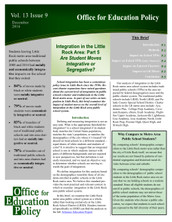 This Brief - Office for Education Policy