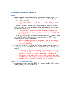 Homework Assignment – Week 2