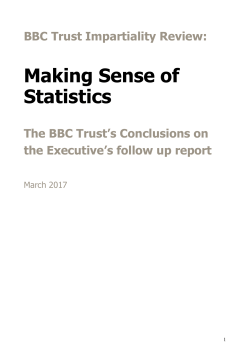 Making Sense of Statistics