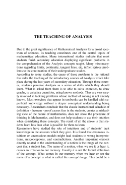 Teaching of Calculus, English version