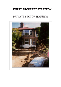 Empty property strategy - Wycombe District Council