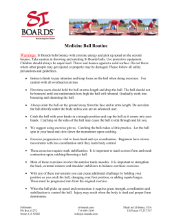 Medicine Ball Routine