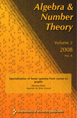 Specialization of linear systems from curves to graphs
