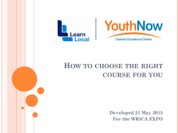 How to Choose the Right Course for You.