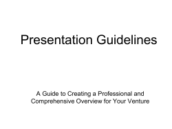 investor presentation template
