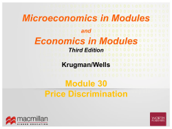Perfect price discrimination