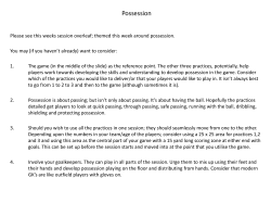 Possession - Cambridgeshire FA