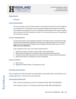 Course Description - Highland Community College