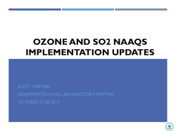 2012 PM2.5 NAAQS Implementation Rule NPRM