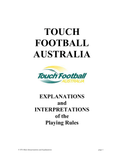 touch football australia