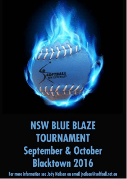 Regulations June 17 - Softball NSW