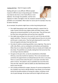 Coping with Pain - Mark Street Surgery