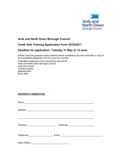Alternative application - Ards and North Down Borough Council