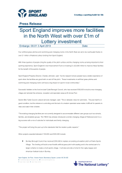 Press Release - Deeside Ramblers Hockey Club