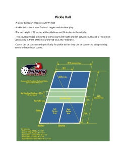 Pickle Ball