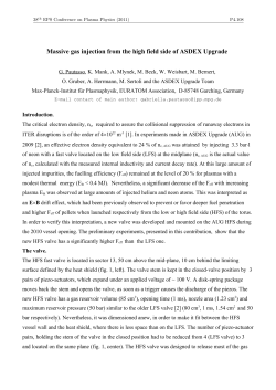 Massive gas injection from the high field side of ASDEX Upgrade