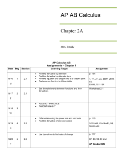 AP AB Calculus