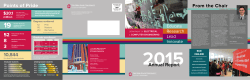 Points of Pride From the Chair Annual Report 52 8 3