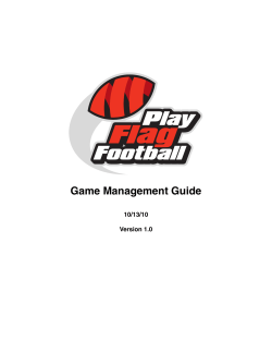 Game Management Guide