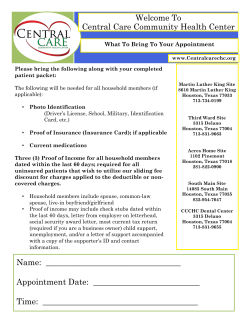 Central Care CHC_EN - Central Care Integrated Health Services